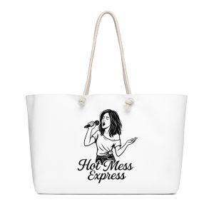 Hot Mess Express Weekend Bag (White)