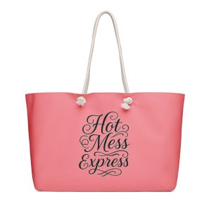 Hot Mess Express Weekender Bag (Pink)