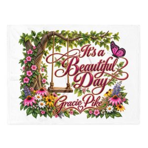 It's Beautiful Day throw blanket
