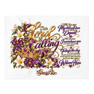 The Lord is calling Throw Blanket