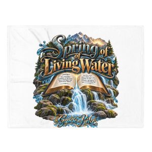 Spring of Living Water Throw Blanket